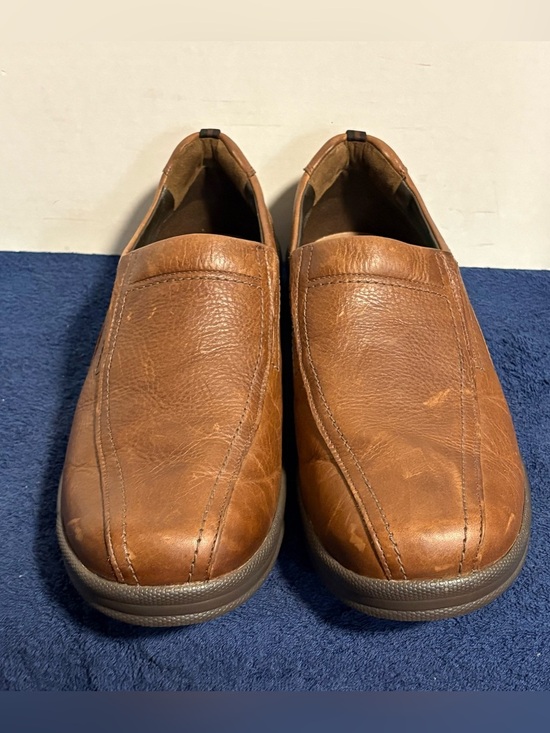 SAS Cruise On Loafers Mens 13 W Brown Leather Slip On Comfort Shoes Motion Tech
